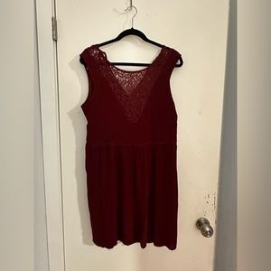 Maroon dress